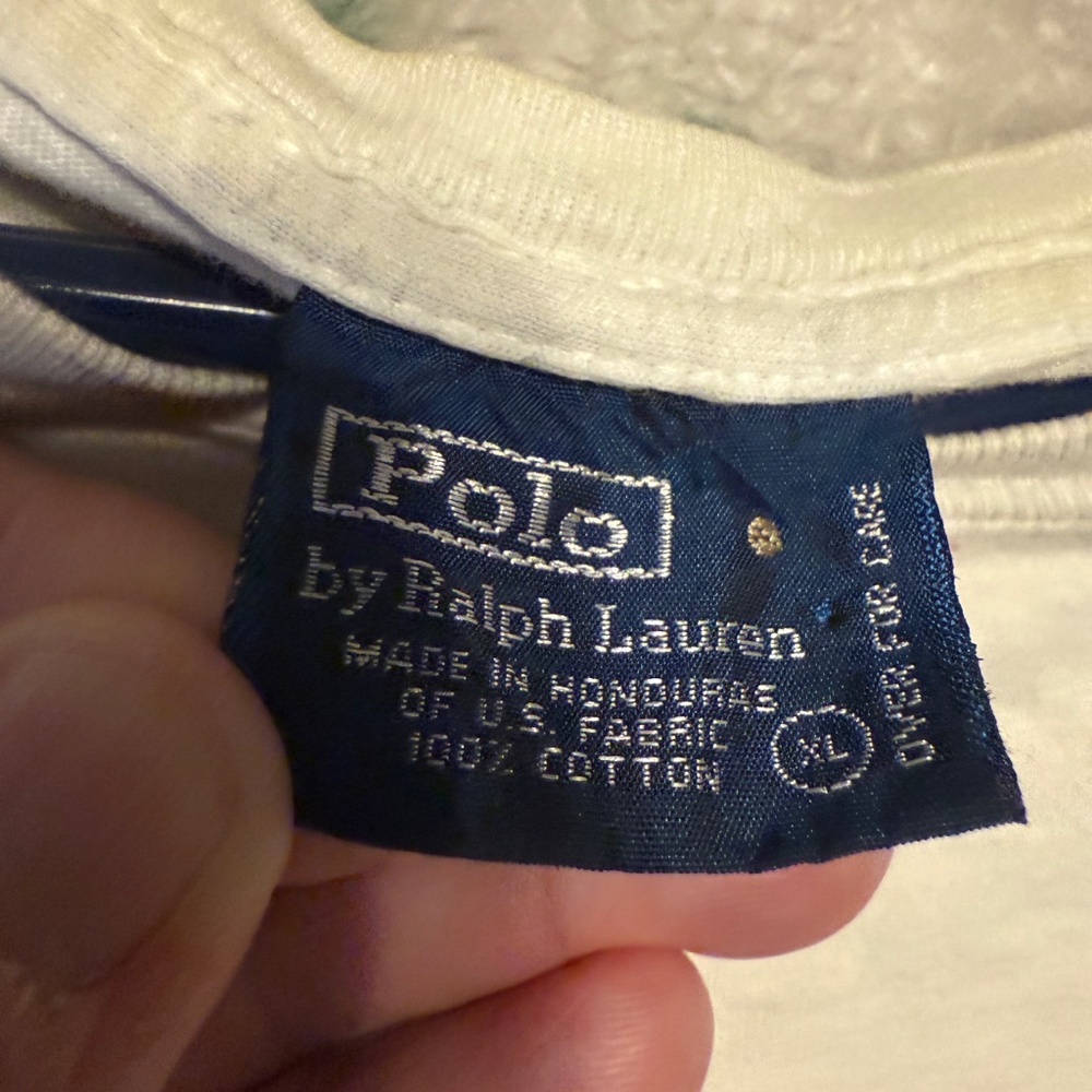 Polo Ralph Lauren Short Sleeve White XL 100% Cotton - Picture 3 of 3
